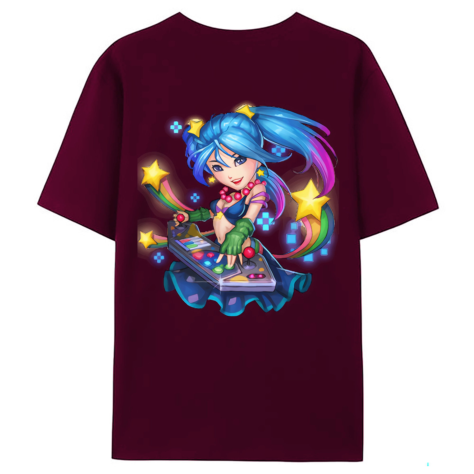 （画像用） リーグ・オブ・レジェンド League of Legends LOL レディース半袖Tシャツ(バックプリント)